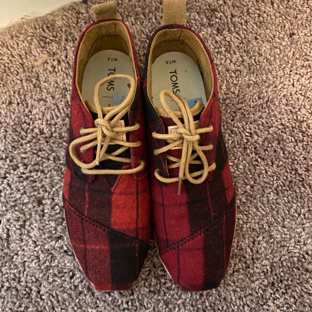 Toms Buffalo Plaid Bota